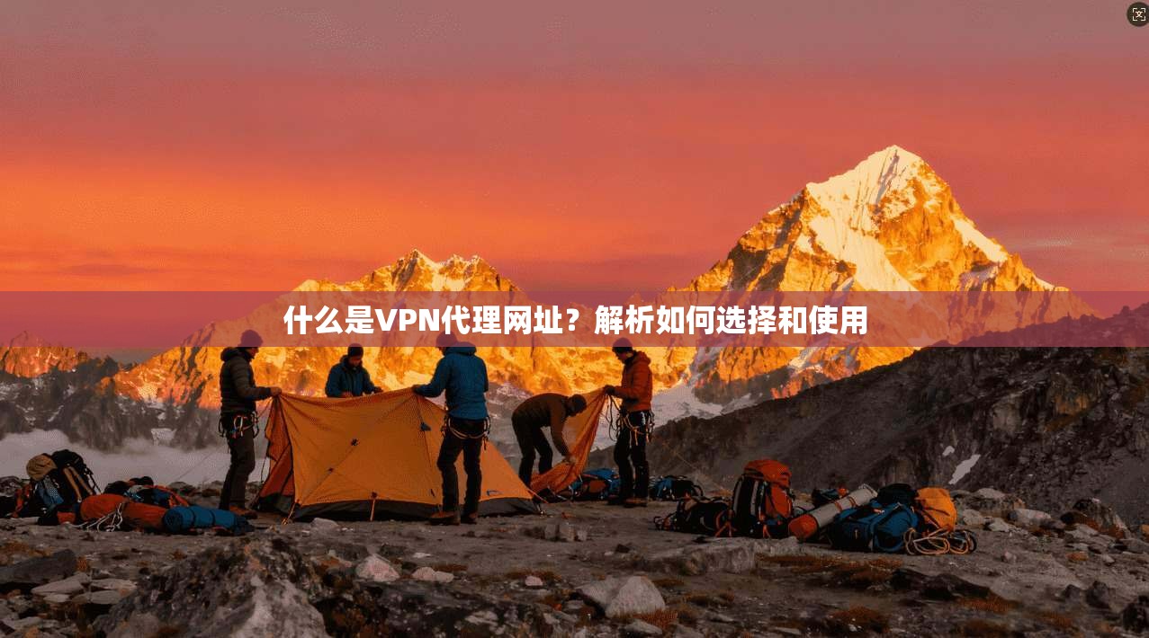 什么是VPN代理网址？解析如何选择和使用  第1张