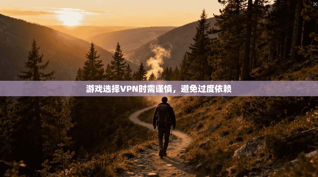 游戏选择VPN时需谨慎，避免过度依赖