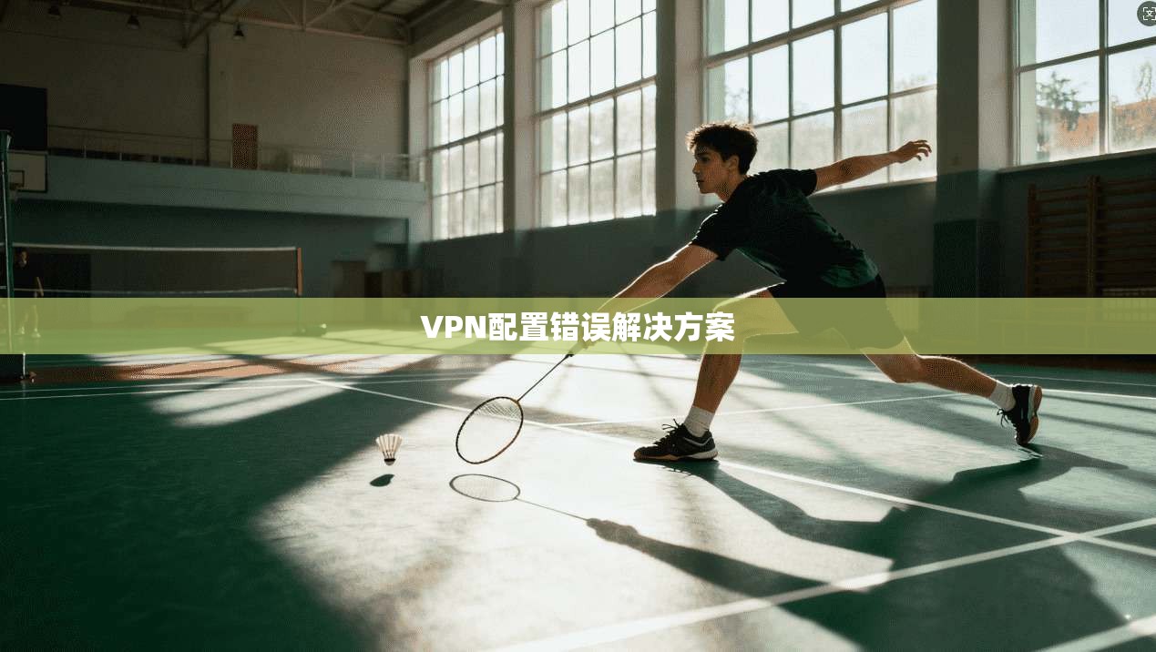 VPN配置错误解决方案