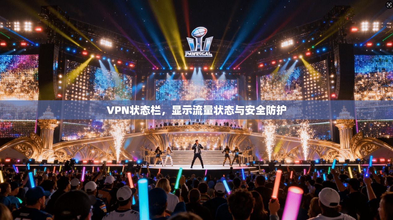 VPN状态栏，显示流量状态与安全防护