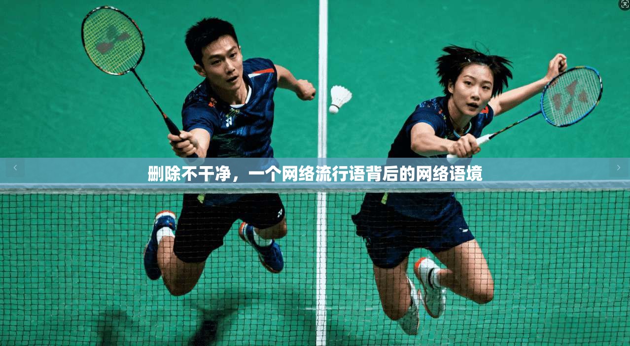 删除不干净，一个网络流行语背后的网络语境