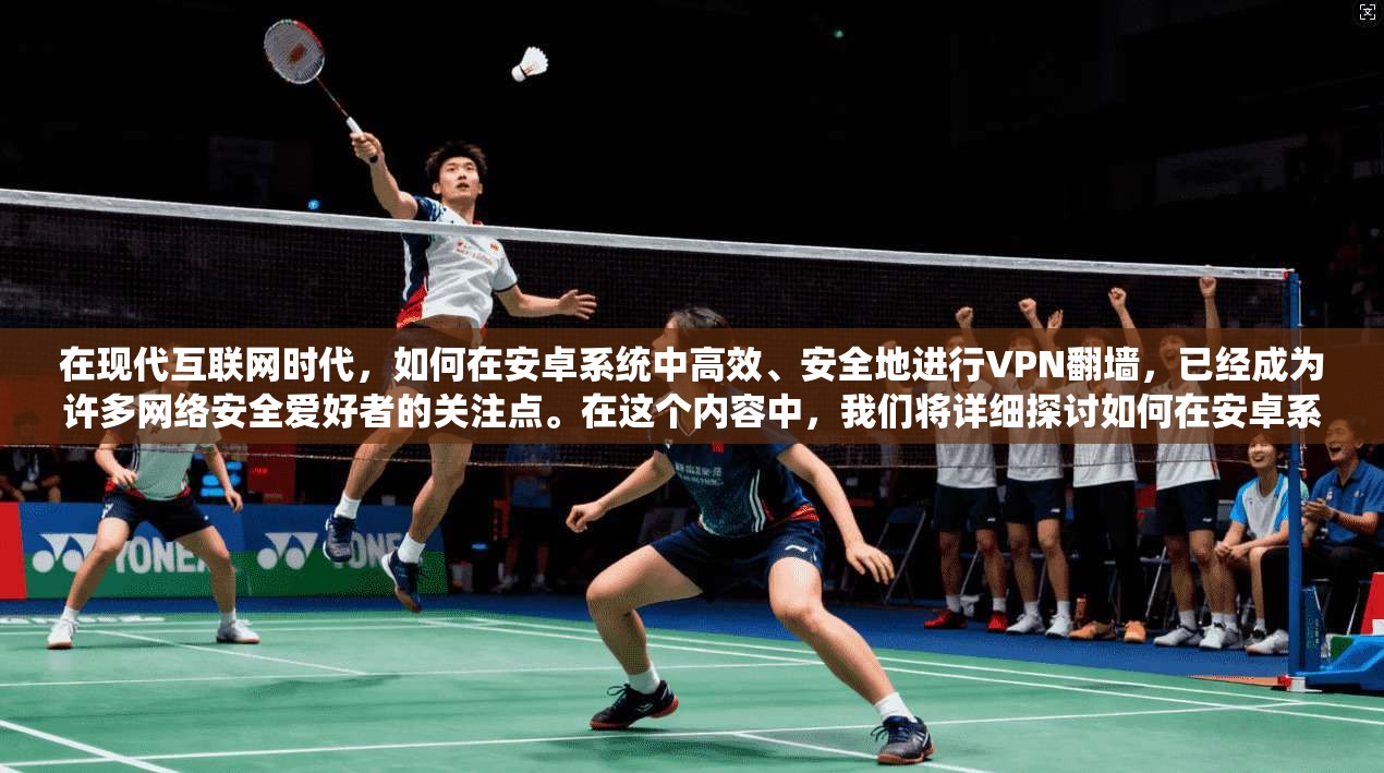 在现代互联网时代，如何在安卓系统中高效、安全地进行VPN翻墙，已经成为许多网络安全爱好者的关注点。在这个内容中，我们将详细探讨如何在安卓系统中使用VPN翻墙，以及其在网络安全中的重要性