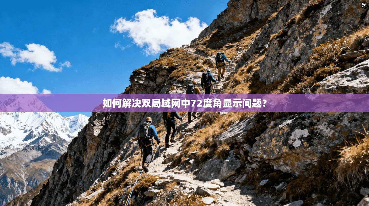 如何解决双局域网中72度角显示问题？
