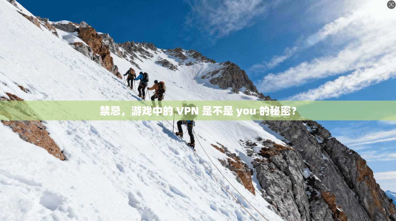 禁忌，游戏中的 VPN 是不是 you 的秘密？