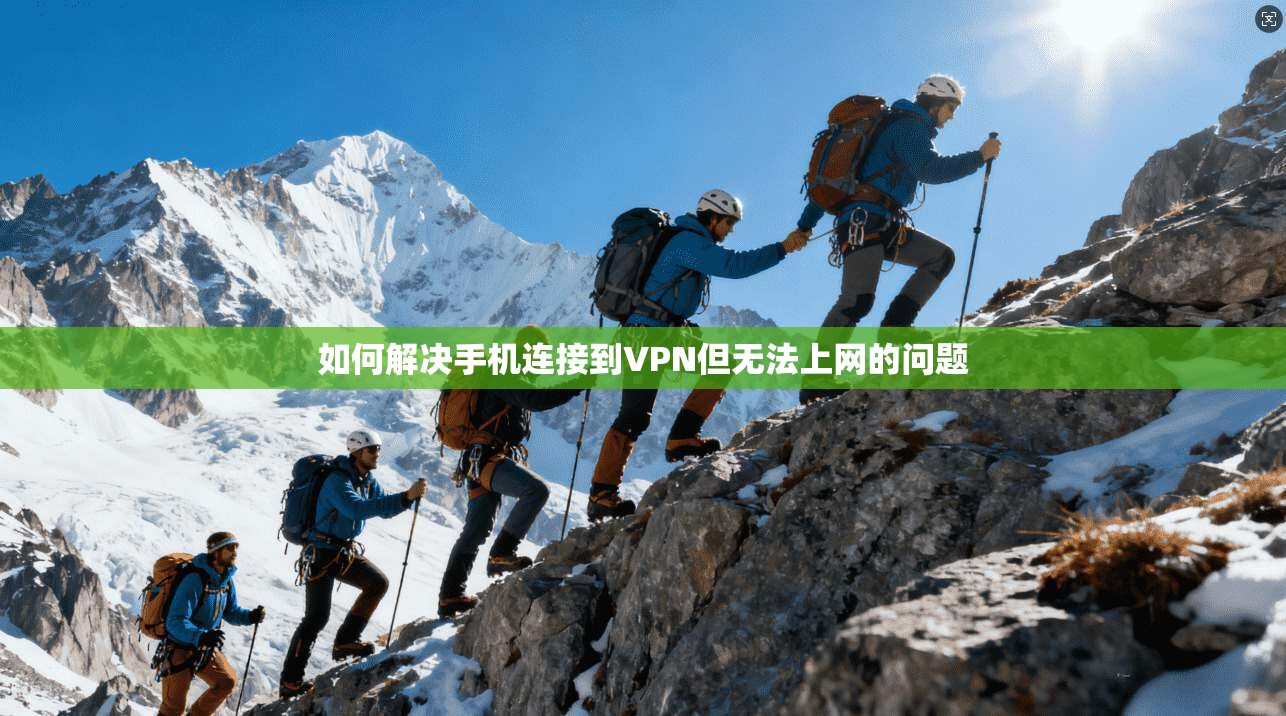 如何解决手机连接到VPN但无法上网的问题