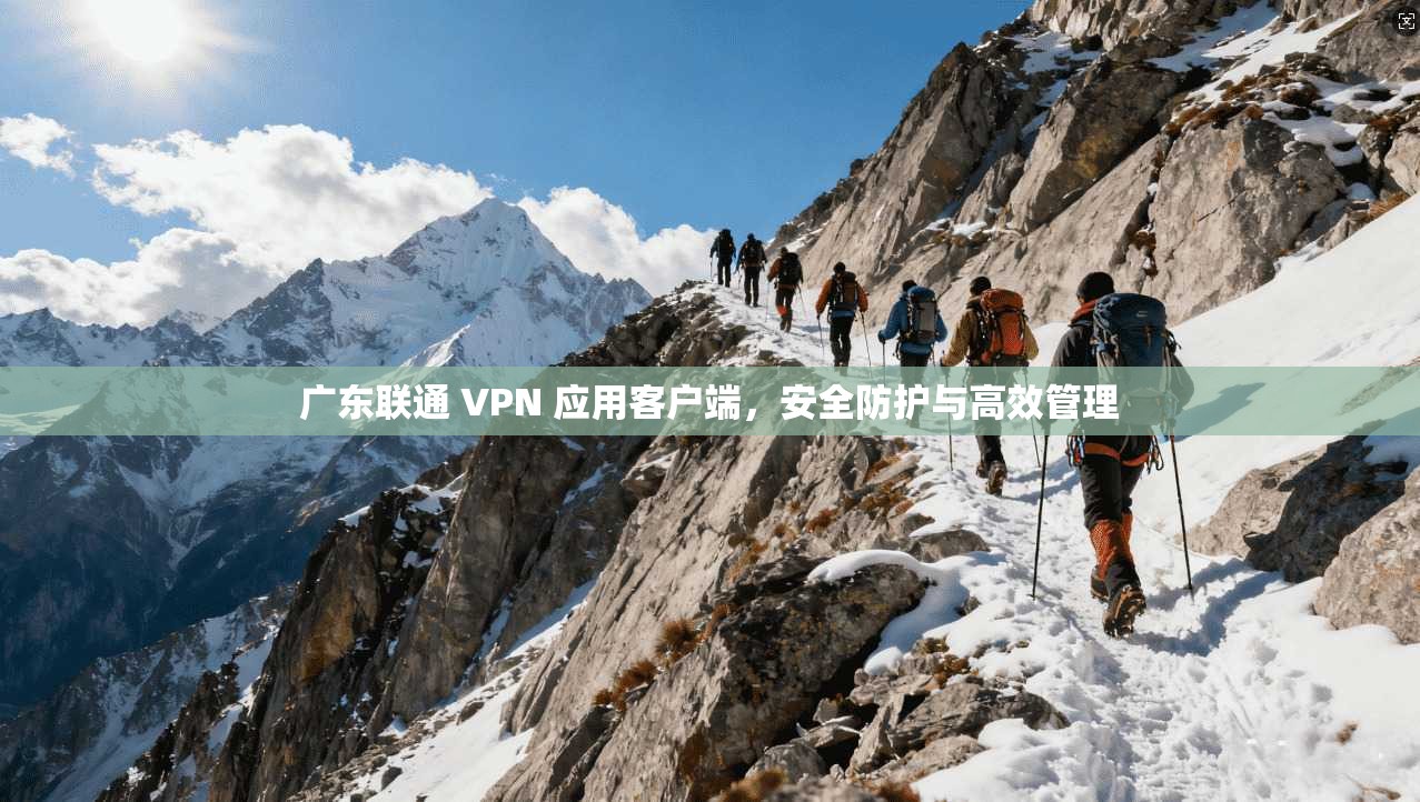 广东联通 VPN 应用客户端,安全防护与高效管理